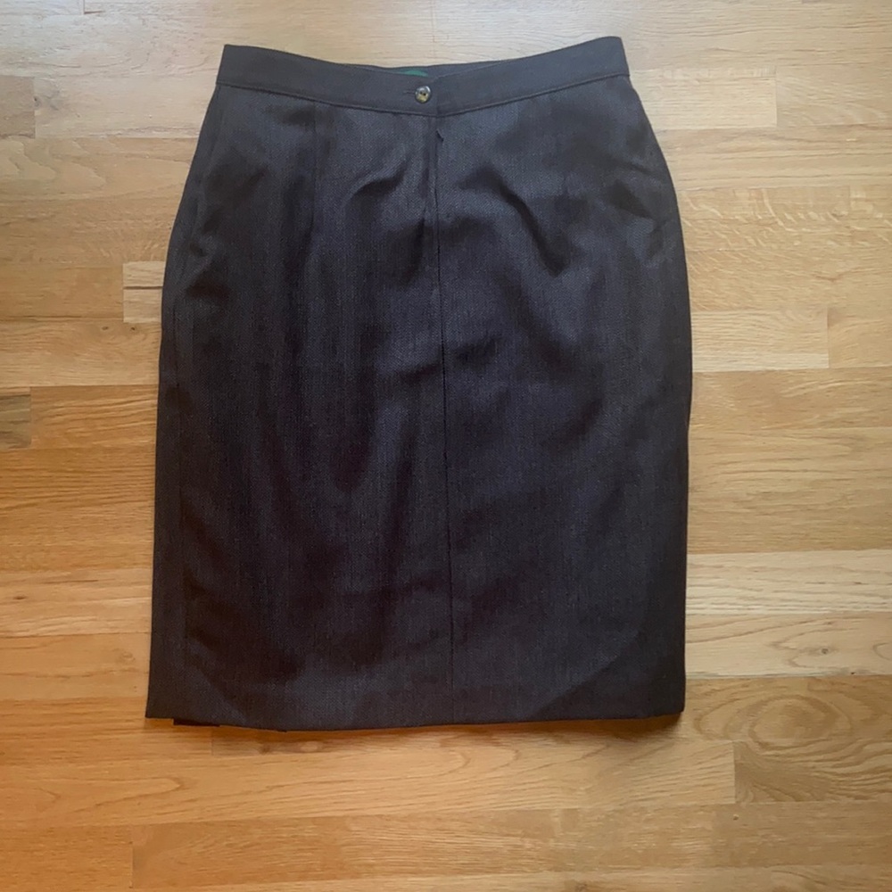 Vintage 100% Wool Pencil Skirt Made in Italy